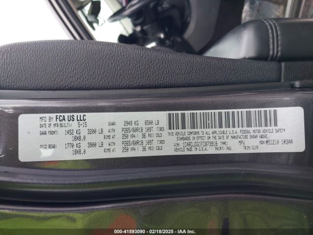 2015 DODGE DURANGO 1C4RDJDG1FC873918 Photo 8