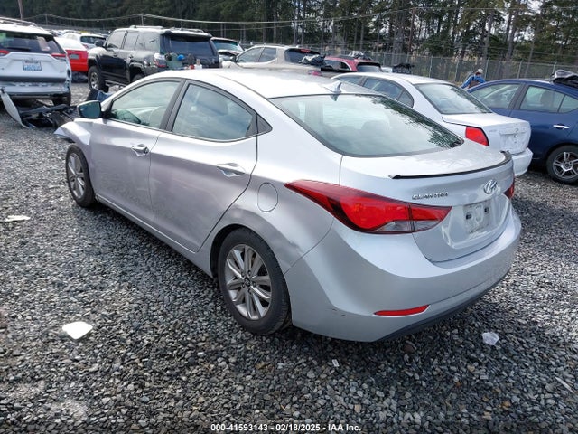 KMHDH4AE9FU326890 Hyundai ELANTRA SE