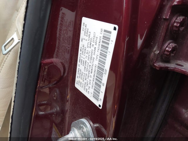 Aukcja sprzedaży 2008 Honda Accord 3.5 Ex-l, vin: 1HGCP36838A084183, numer aukcji: 41593301