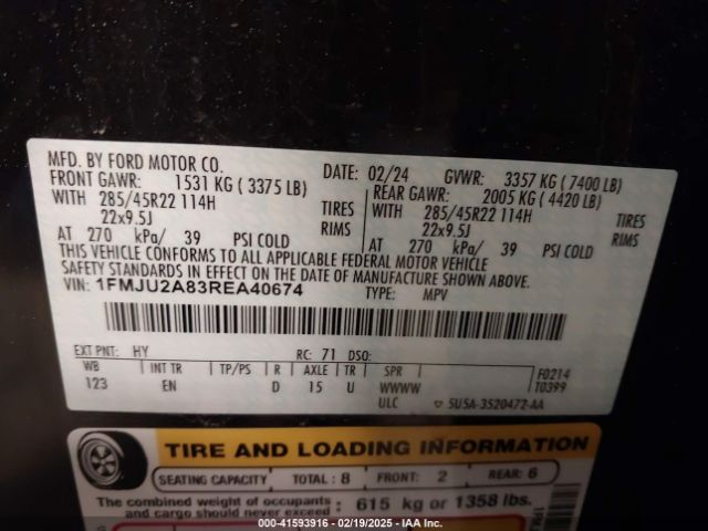 1FMJU2A83REA40674 Ford Expedition Limited
