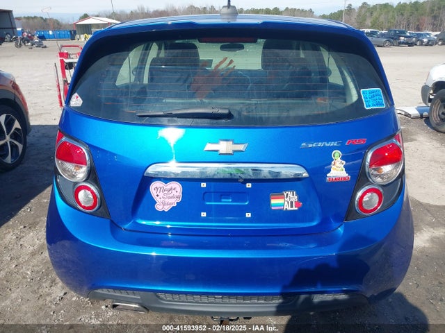 1G1JG6SB0G4130678 Chevrolet Sonic Rs Auto