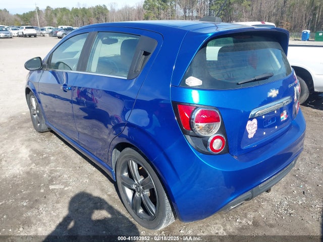 1G1JG6SB0G4130678 Chevrolet Sonic Rs Auto