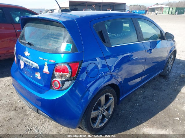 1G1JG6SB0G4130678 Chevrolet Sonic Rs Auto