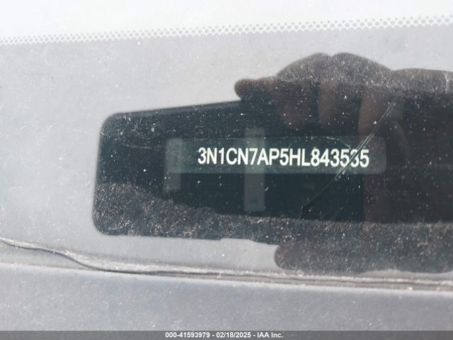 3N1CN7AP5HL843535 Nissan Versa 1.6 Sv