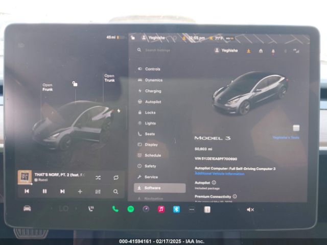 5YJ3E1EA8PF700690 Tesla Model 3 Rear-wheel Drive
