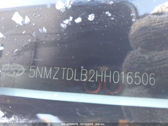 5NMZTDLB2HH016506 Hyundai Santa Fe Sport 2.4l