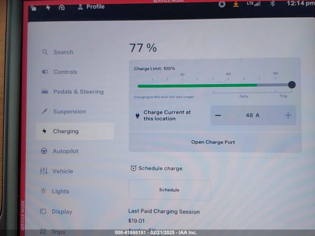 5YJXCDE2XLF284847 Tesla MODEL X