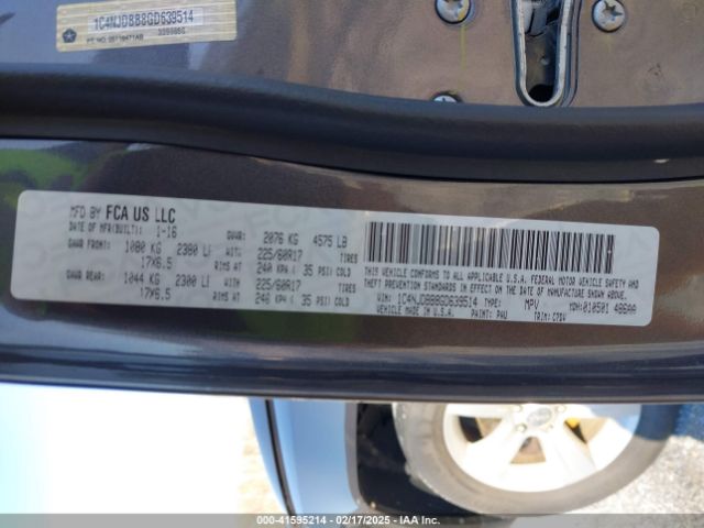 1C4NJDBB8GD639514 Jeep Compass Sport