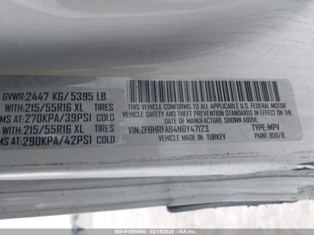 ZFBHRFAB4N6Y47123 RAM Promaster City Cargo Van