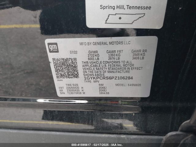 2023 CADILLAC XT6 1GYKPCRS6PZ106284 Photo 8