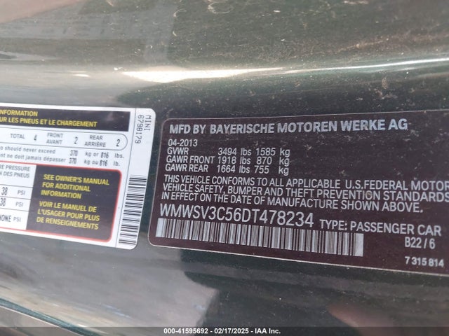 2013 MINI HARDTOP WMWSV3C56DT478234 Photo 8