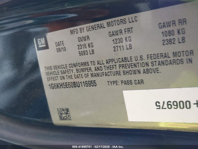 2011 CADILLAC DTS 1G6KH5E60BU116955 Photo 8