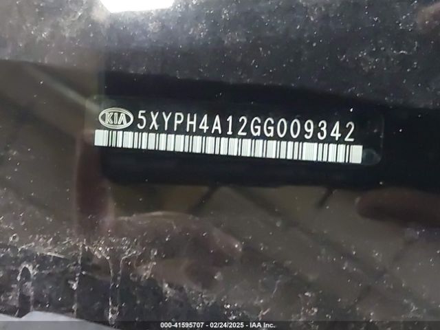 5XYPH4A12GG009342 KIA Sorento 2.0t Ex