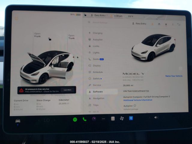 7SAYGDEEXPF605720 Tesla Model Y Awd/long Range Dual Motor All-wheel Drive