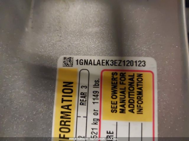 1GNALAEK3EZ120123 Chevrolet EQUINOX LS