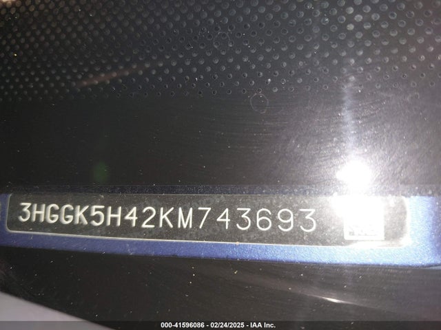 3HGGK5H42KM743693 Honda FIT LX
