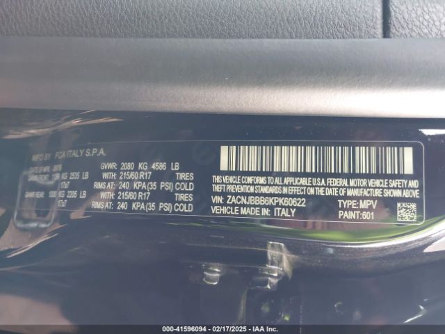 ZACNJBBB6KPK60622 Jeep Renegade Latitude 4x4