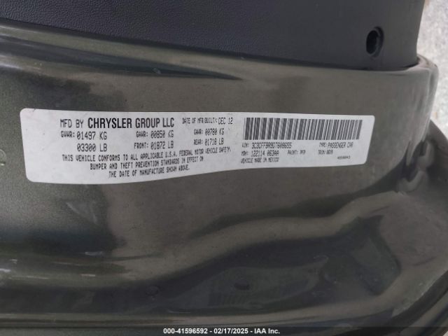 2013 FIAT 500 3C3CFFBR9DT608655 Photo 8