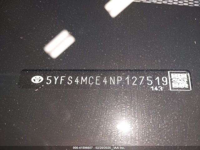 Toyota COROLLA SE 2022 5YFS4MCE4NP127519 Image 19