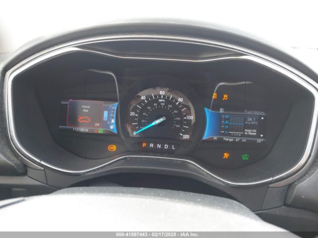 3FA6P0LU3HR381901 Ford Fusion Hybrid Se