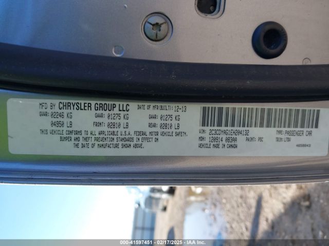 2C3CDYAG1EH204132 Dodge Challenger Sxt