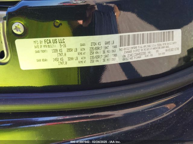 2017 CHRYSLER PACIFICA 2C4RC1CG0HR522383 Photo 8