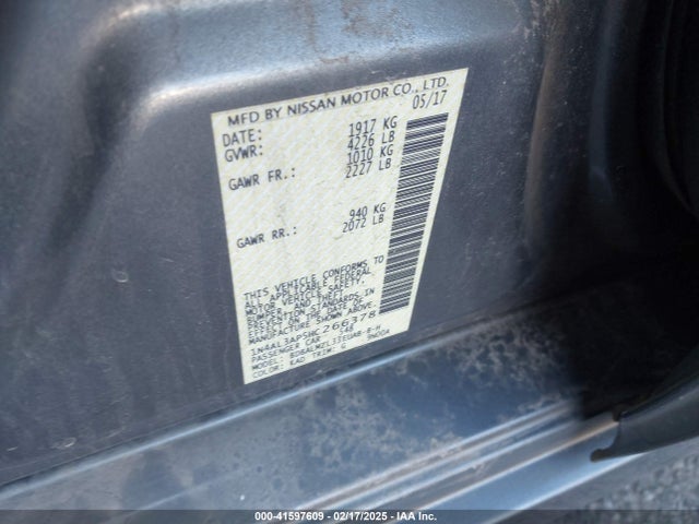Nissan Altima 2.5 Sv 2017 1N4AL3AP5HC266378 Image 9