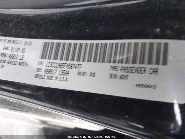 Chrysler 200 Limited 2015 1C3CCCAB5FN587477 Image 9