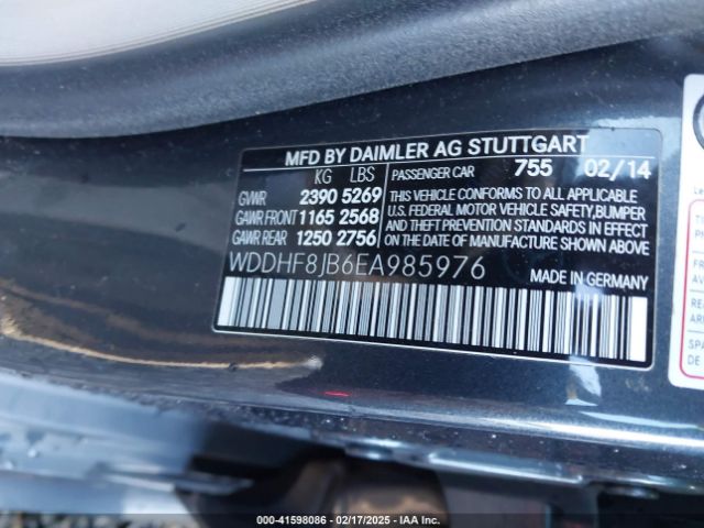 WDDHF8JB6EA985976 Mercedes-Benz E 350 4matic