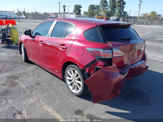 Auction sale of the 2013 Lexus Ct 200h, vin: JTHKD5BH8D2162240, lot number: 41598307