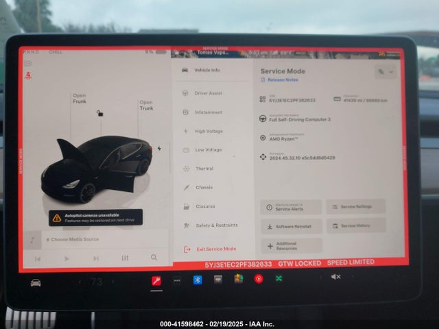 2023 TESLA MODEL 3 5YJ3E1EC2PF382633 Photo 6