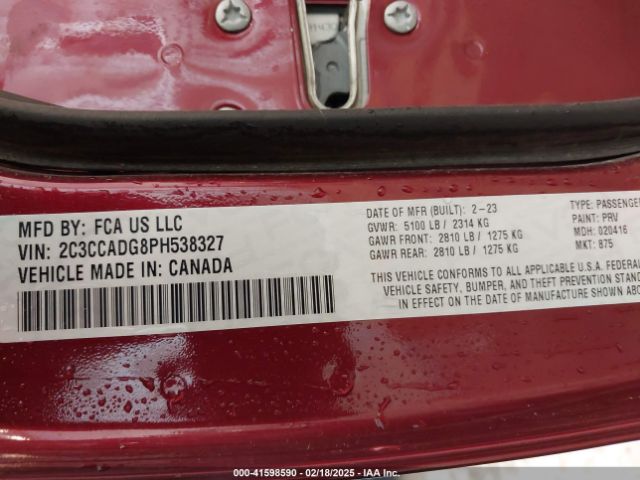 2C3CCADG8PH538327 Chrysler 300 Touring L