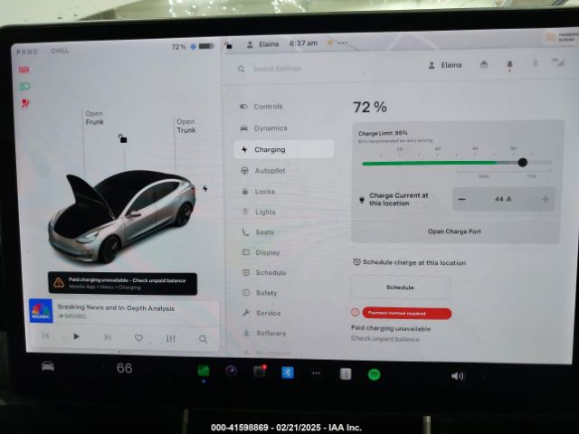 5YJ3E1EB7KF442325 Tesla Model 3 Long Range/performance