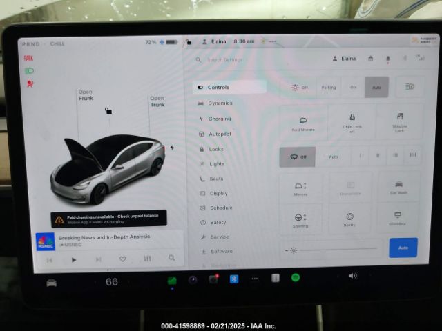 5YJ3E1EB7KF442325 Tesla Model 3 Long Range/performance