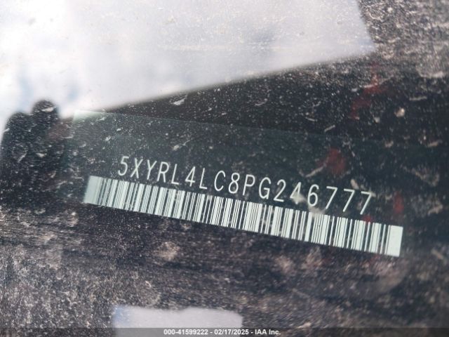 5XYRL4LC8PG246777 KIA SORENTO S