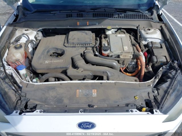 3FA6P0LU6HR344664 Ford Fusion Hybrid Se