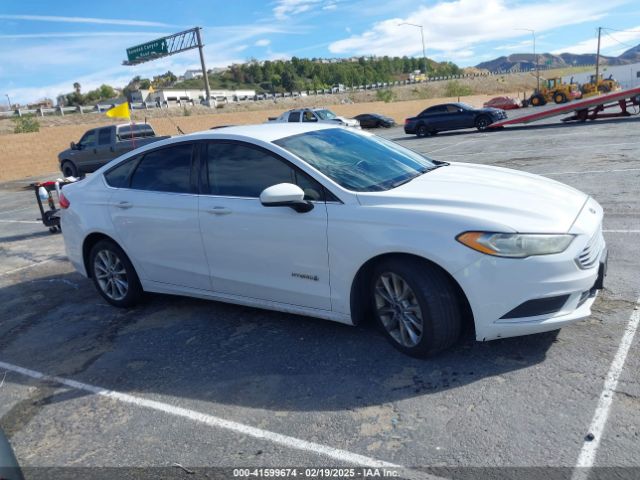 3FA6P0LU6HR344664 Ford Fusion Hybrid Se