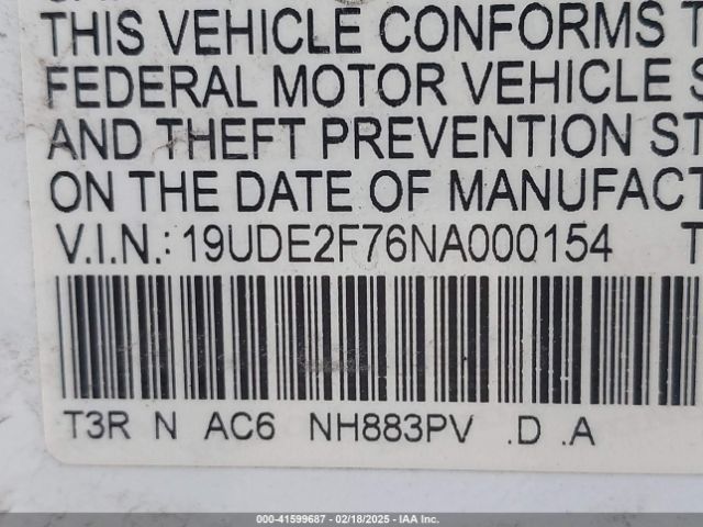 2022 ACURA ILX 19UDE2F76NA000154 Photo 8