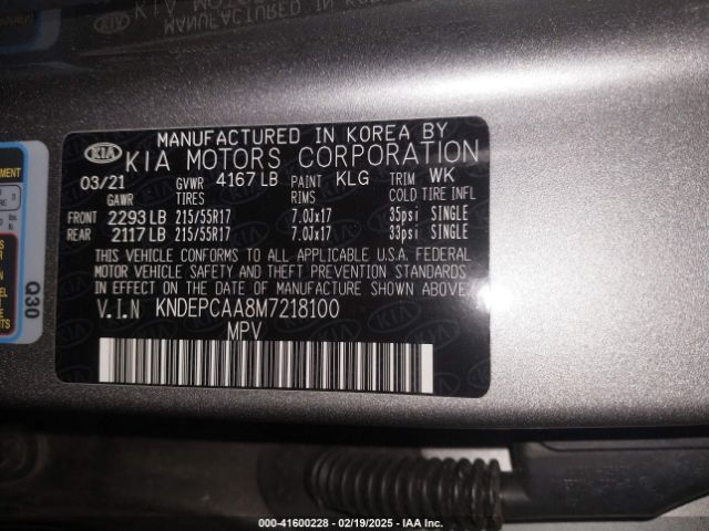 KNDEPCAA8M7218100 KIA Seltos Lx