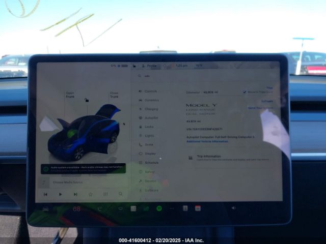 7SAYGDEE8NF429571 Tesla Model Y Long Range Dual Motor All-wheel Drive