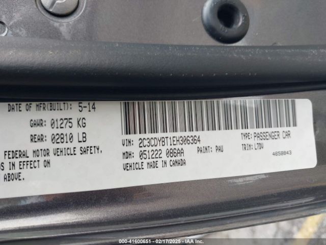 2C3CDYBT1EH306364 Dodge Challenger R/t