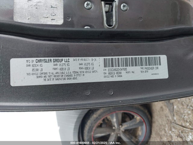 Dodge Charger Se 2014 2C3CDXBG2EH347695 Image 9