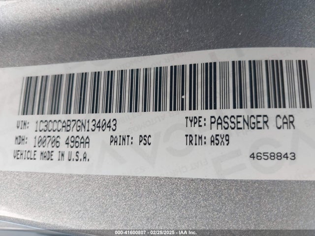 Chrysler 200 Limited 2016 1C3CCCAB7GN134043 Image 9