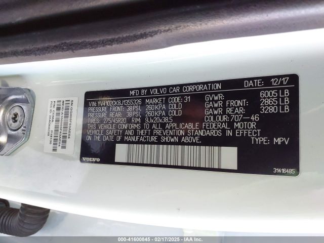 YV4102CK8J1355326 Volvo Xc90 T5 Momentum