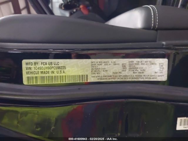 2023 DODGE DURANGO 1C4SDJH90PC596225 Photo 8
