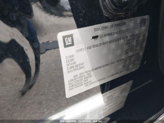 1GTP8BEDXLZ152530 GMC Sierra 1500 2wd  Short Box Sle