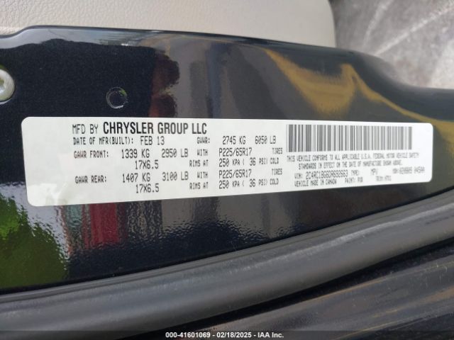 2013 CHRYSLER TOWN & COUNTRY 2C4RC1BG6DR692663 Photo 8