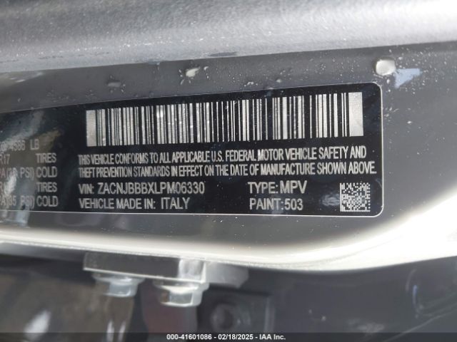 ZACNJBBBXLPM06330 Jeep Renegade Latitude 4x4