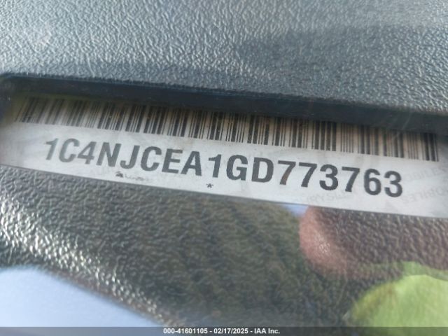 1C4NJCEA1GD773763 Jeep Compass Latitude