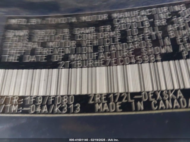 Toyota Corolla S Plus 2014 2T1BURHE7EC045984 Image 9
